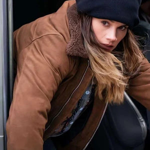 FBI S07 Maggie Bell Shearling Jacket