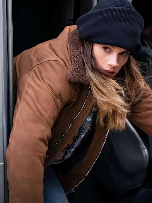 FBI S07 Maggie Bell Shearling Jacket