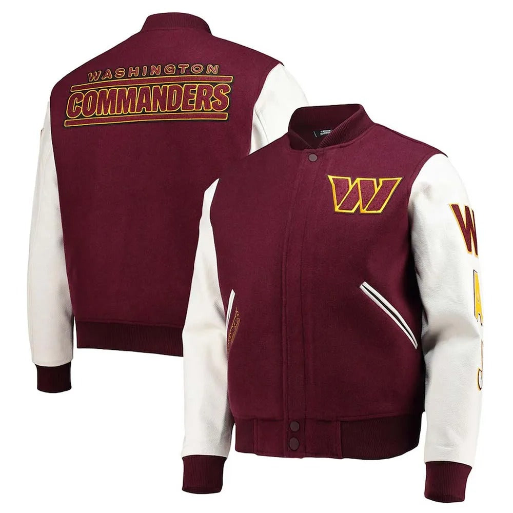 Washington Commanders Varsity Jacket