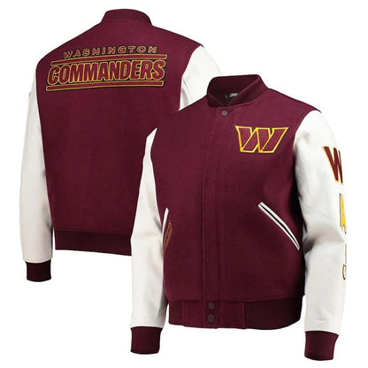 Washington Commanders Varsity Jacket