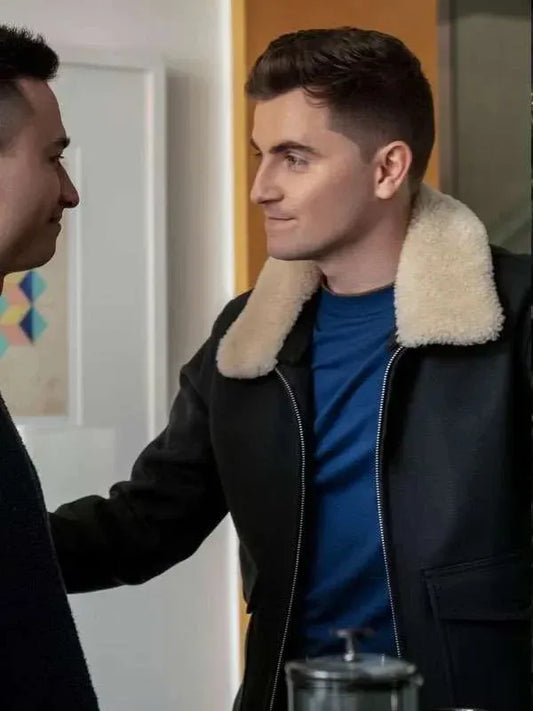 Stephen Manas Ted Lasso S03 Shearling Jacket
