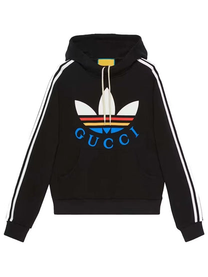 black pullover hoodie premium collaboration casual outfit