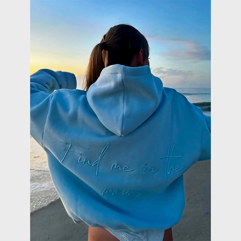 amare find me in the waves hoodie streetwear outfit