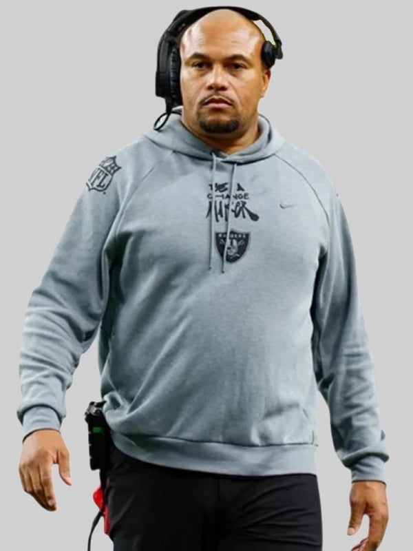 Antonio Pierce Raiders Be A Change Maker NFL Hoodie
