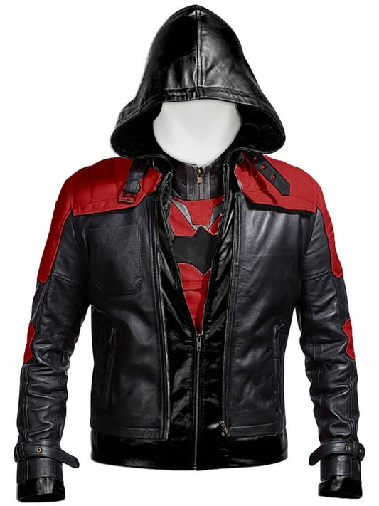 Batman Arkham Knight Jason Todd Leather Jacket Red Hood