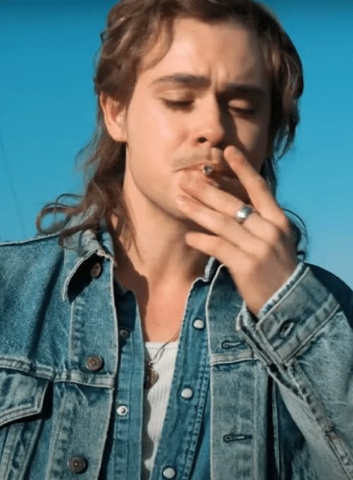 Billy Hargrove Stranger Things 80s retro denim jacket