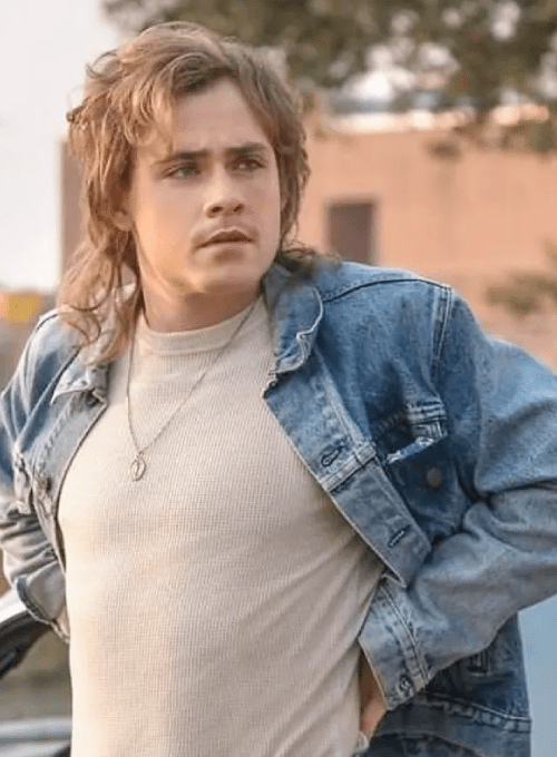 Billy Hargrove Stranger Things 80s retro denim jacket