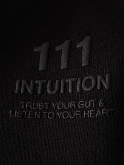 Bershka Zip-Up Slogan Hoodie