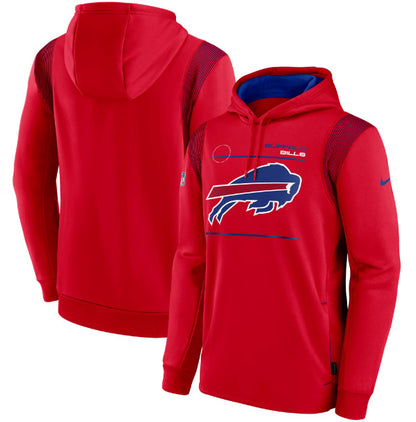 Buffalo Bills Sideline Club Red Hoodie