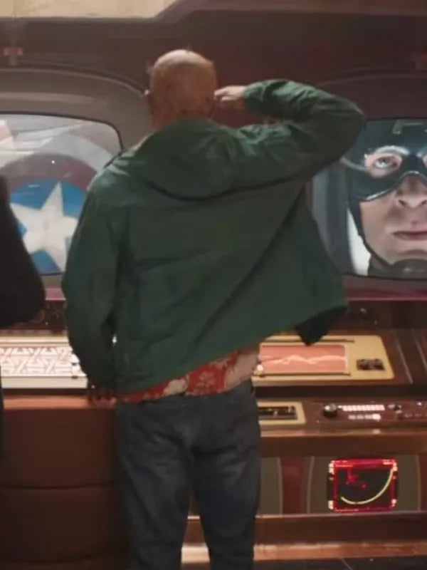 Deadpool & Wolverine Ryan Reynolds Green Cotton Jacket
