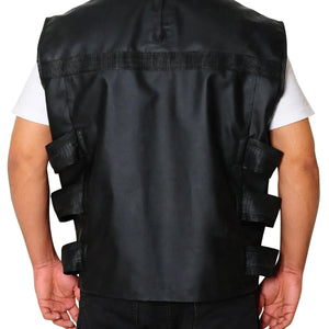 The Punisher War Zone Ray Stevenson Leather Vest