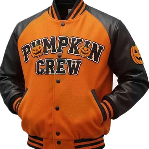 Shop Pumpkin Crew Varsity Jacket
