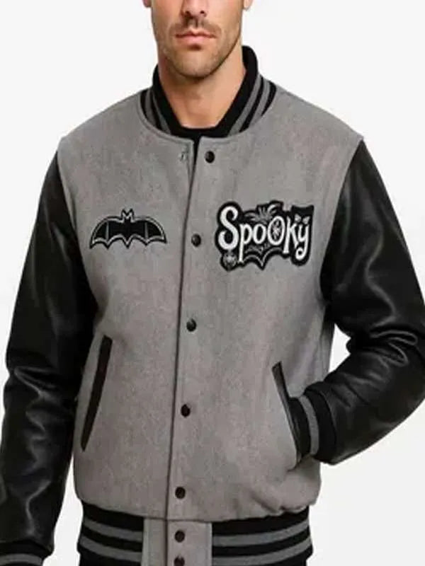 Shop Halloween Spooky Varsity Jacket
