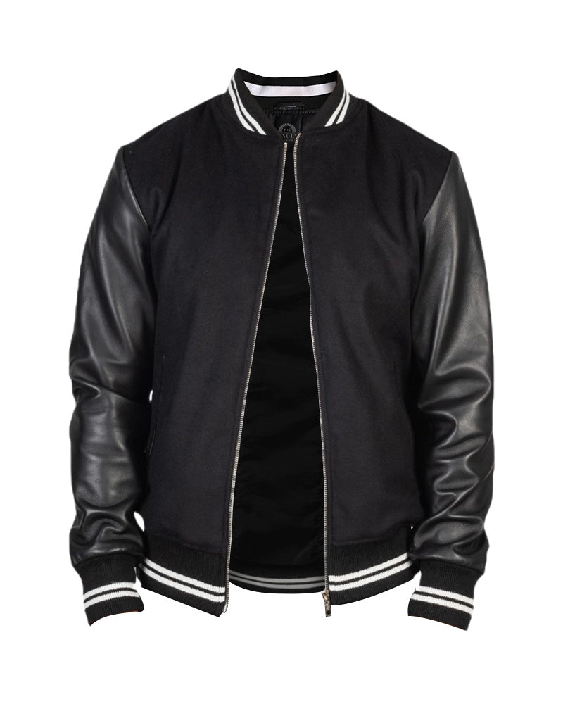 Harrison Black Varsity Jacket
