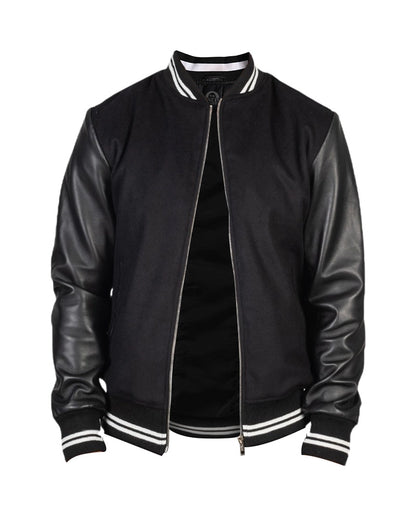 Harrison Black Varsity Jacket