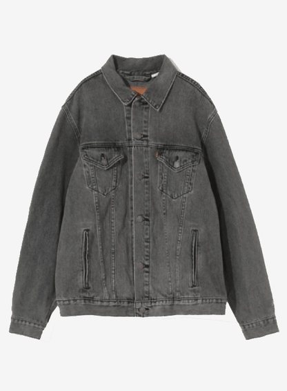 Hellfire Club Grey Denim Jacket