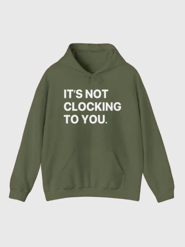 Justin Bieber It’s Not Clocking To You Hoodie