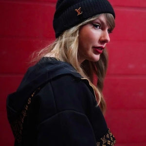 Taylor Swift Louis Vuitton Monogram Jacquard Knit Jacket