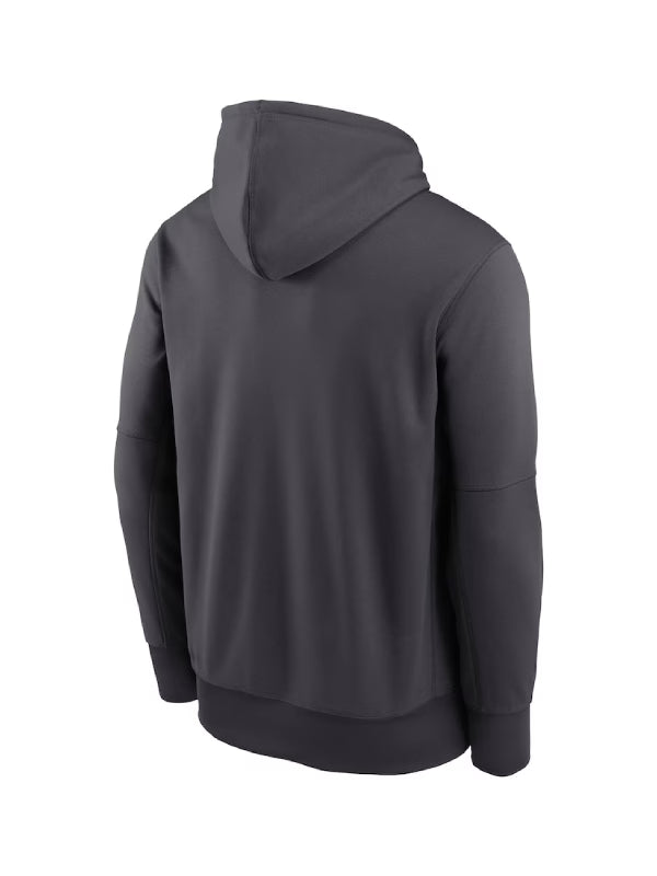 las vegas raiders nike performance hoodie black outfit