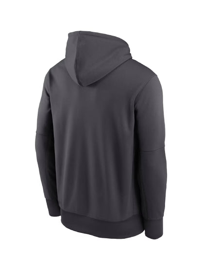 las vegas raiders nike performance hoodie black outfit