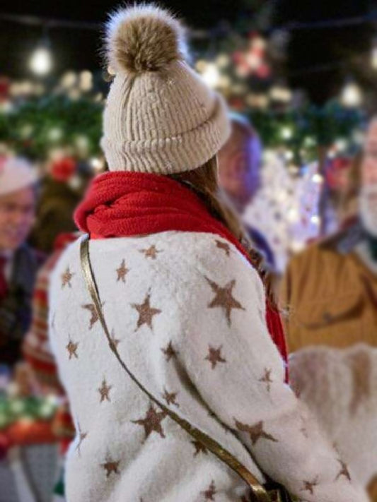 Long Lost Christmas Haley White Sweater