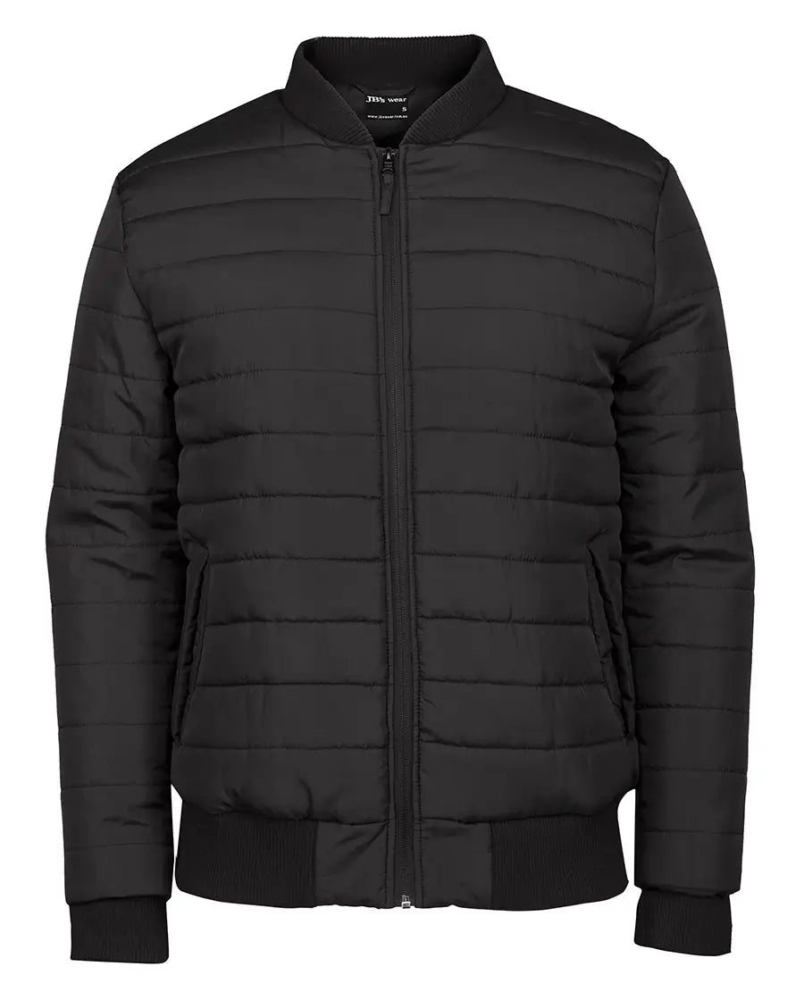 Horizontal Design Puffer Jacket