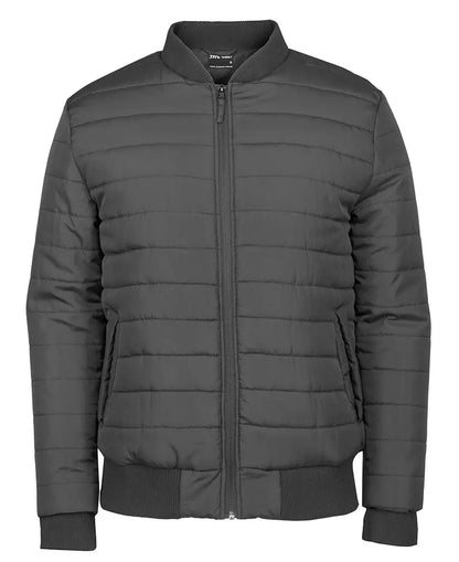 Horizontal Design Puffer Jacket