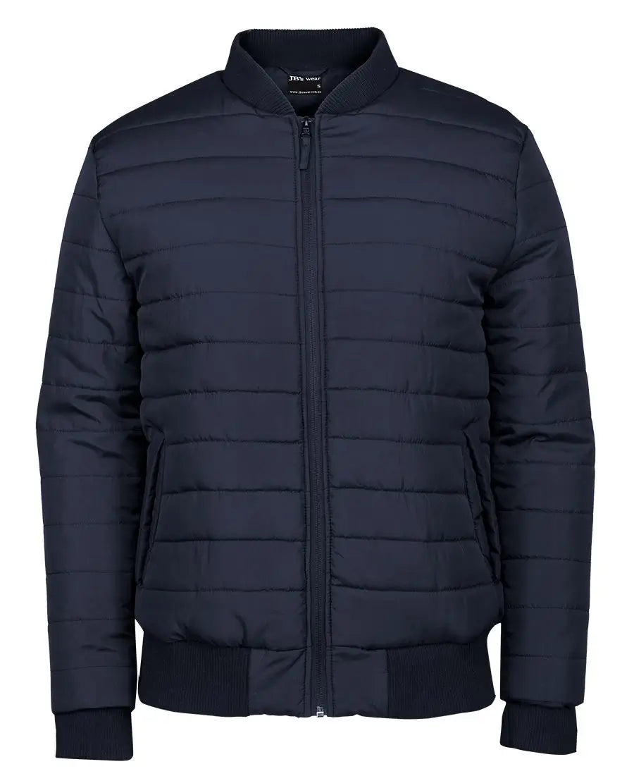 Horizontal Design Puffer Jacket