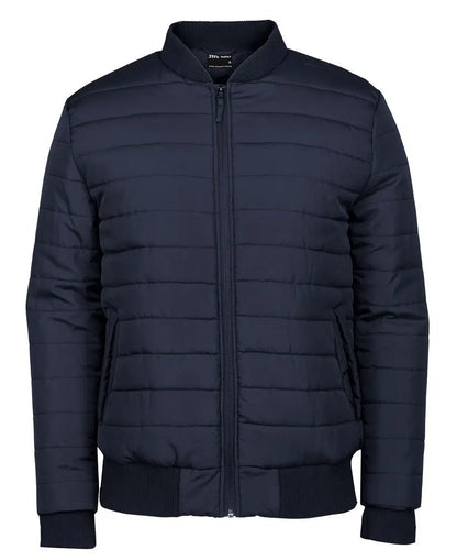 Horizontal Design Puffer Jacket