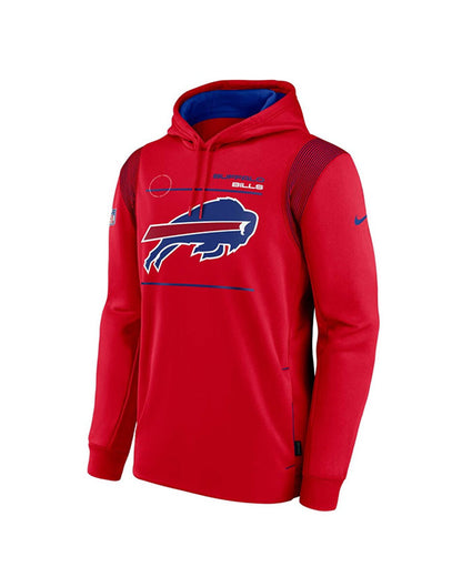 Buffalo Bills Sideline Club Red Hoodie