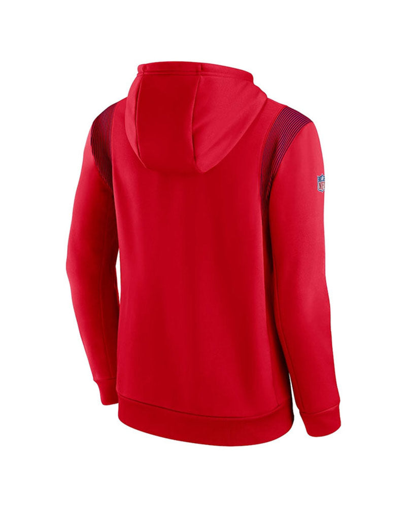 Buffalo Bills Sideline Club Red Hoodie