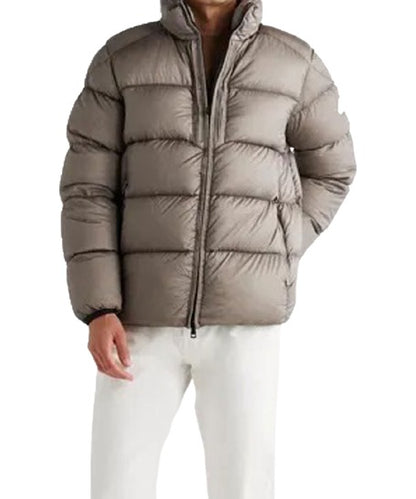Mens Grey Puffer Jacket