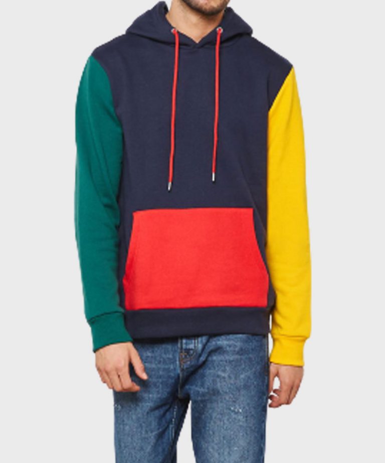 Mens Forever Color block Hoodie