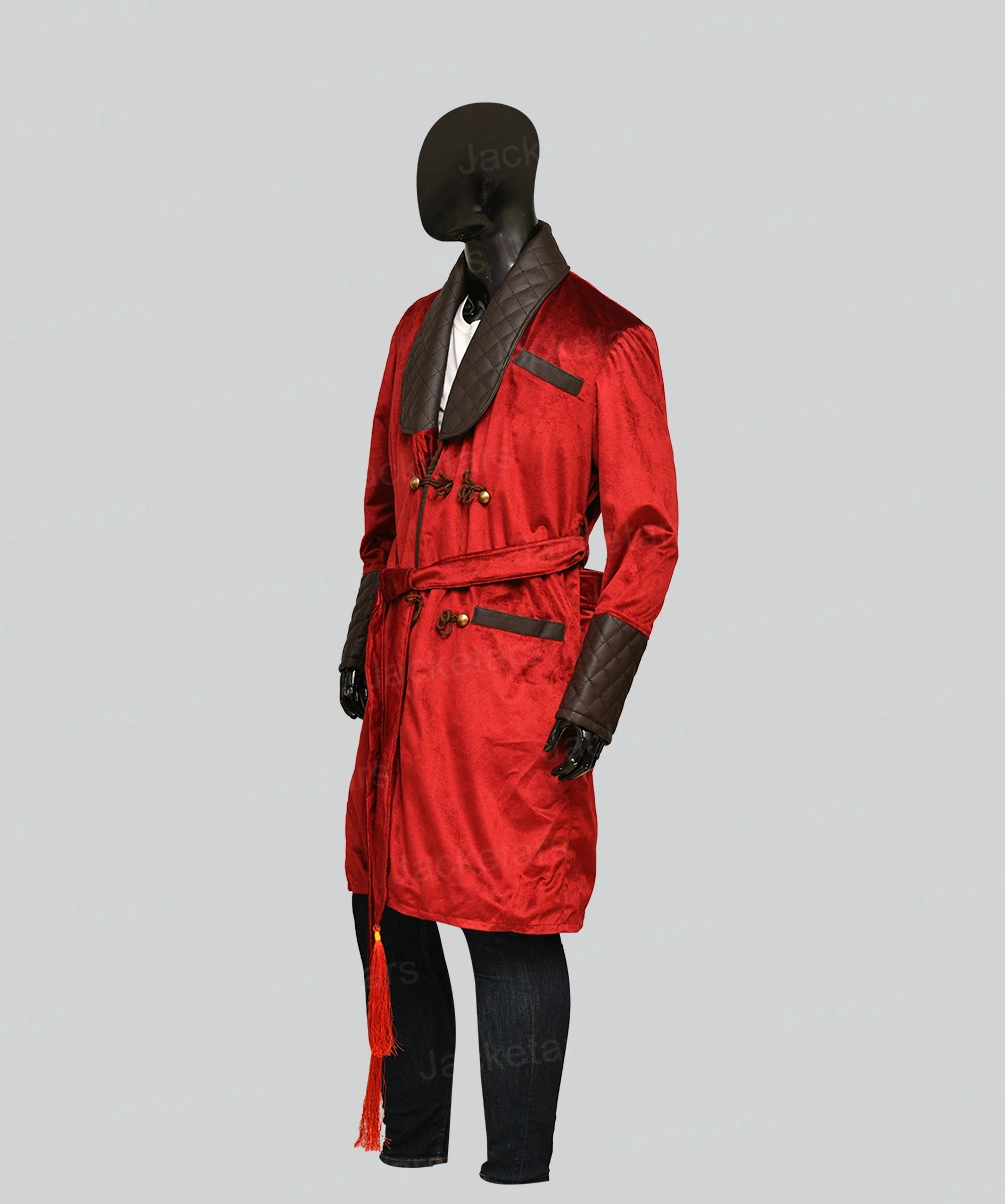 Men’s luxury velvet smoking coat with satin lapel – holiday formalwear by Arna Luxe