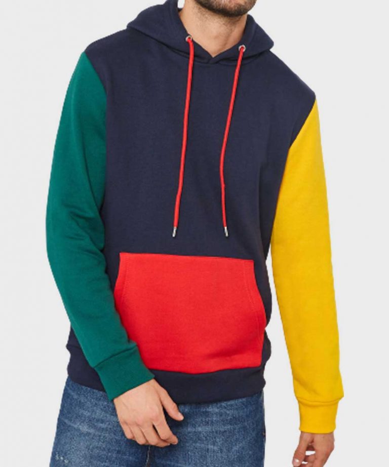 Mens Forever Color block Hoodie