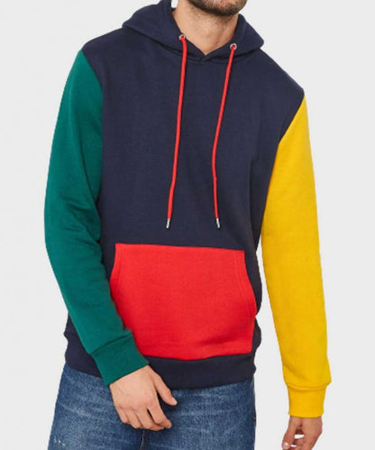 Mens Forever Color block Hoodie