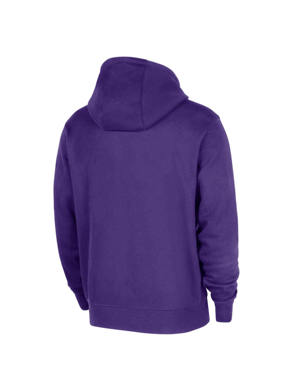 Men's Los Angeles Lakers Nike 2025/26 Authentic Practice Pullover Hoodie - Black & Purple