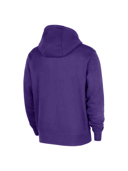 Men's Los Angeles Lakers Nike 2025/26 Authentic Practice Pullover Hoodie - Black & Purple