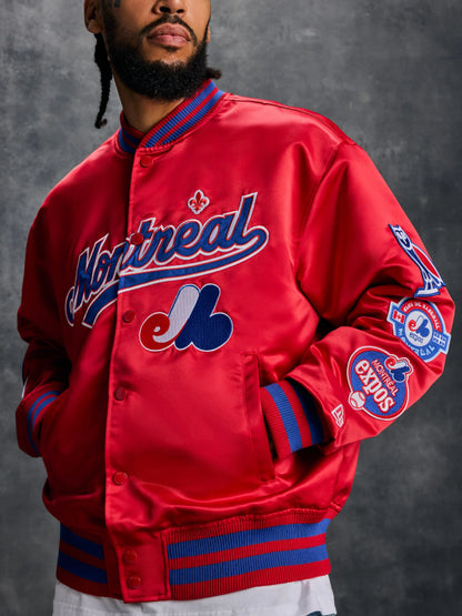 OVO x New Era x MLB Montreal Expos Varsity Jacket