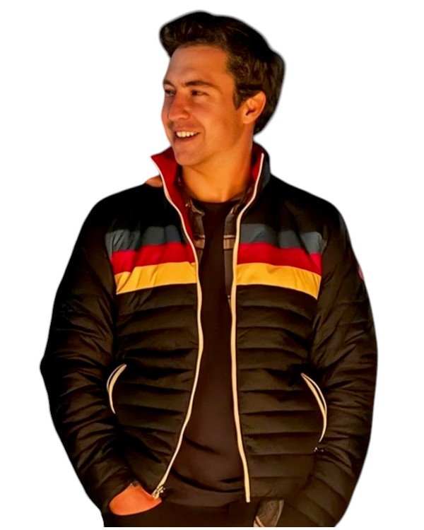 Brian Jordan Alvarez English Teacher 2024 multicolor puffer jacket