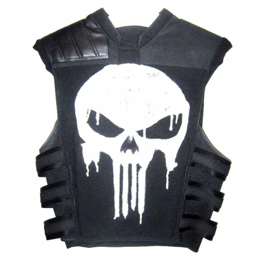 The Punisher War Zone Ray Stevenson Leather Vest
