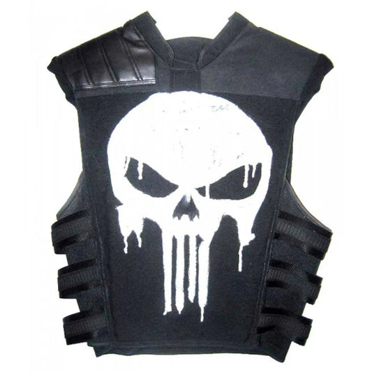 The Punisher War Zone Ray Stevenson Leather Vest