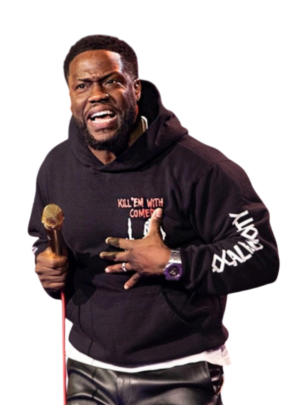 black kevin hart hoodie reality check comedy streetwear outfit