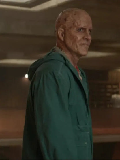 Deadpool & Wolverine Ryan Reynolds Green Cotton Jacket
