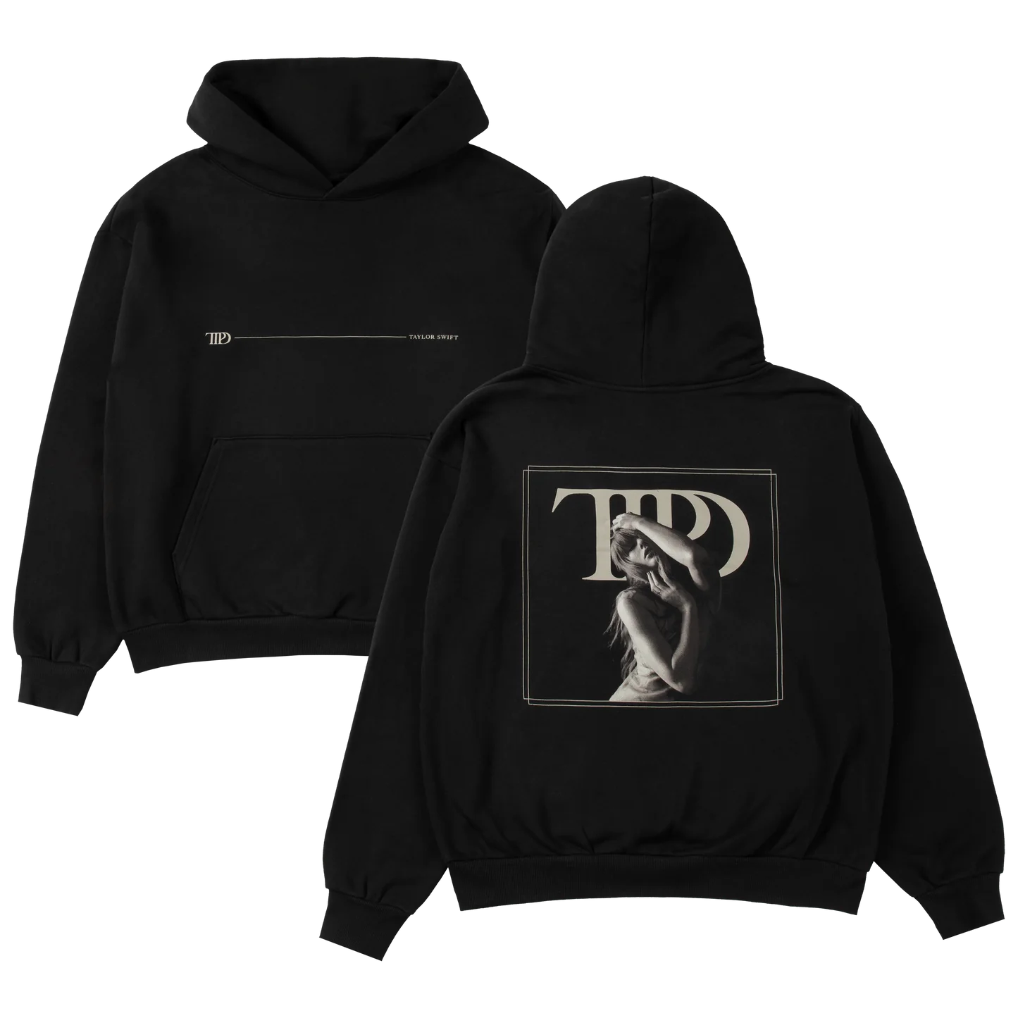 Taylor Swift The Tortured Poets Department Spotify Black Hoodie