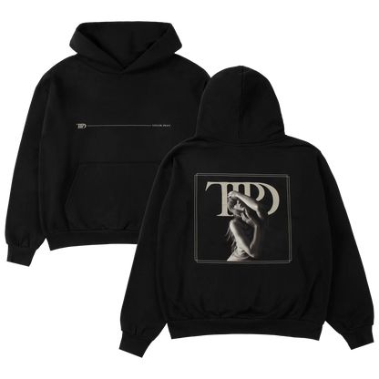 Taylor Swift The Tortured Poets Department Spotify Black Hoodie