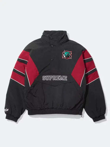 Supreme Salem Half Zip Stadium Jacket
