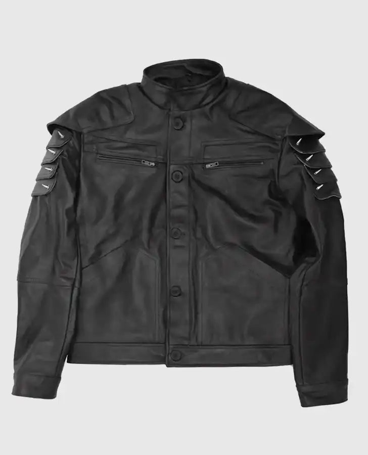 Cyberpunk 2077 Samurai Wolf School Leather Jacket