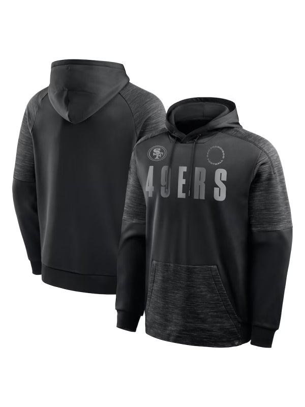 Men's San Francisco 49ers Chip Shot Pullover Hoodie - Black