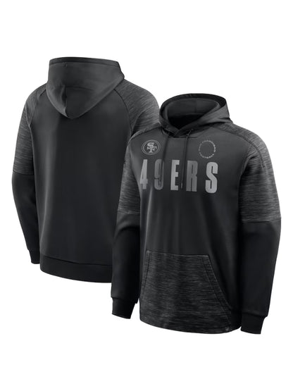 Men's San Francisco 49ers Chip Shot Pullover Hoodie - Black